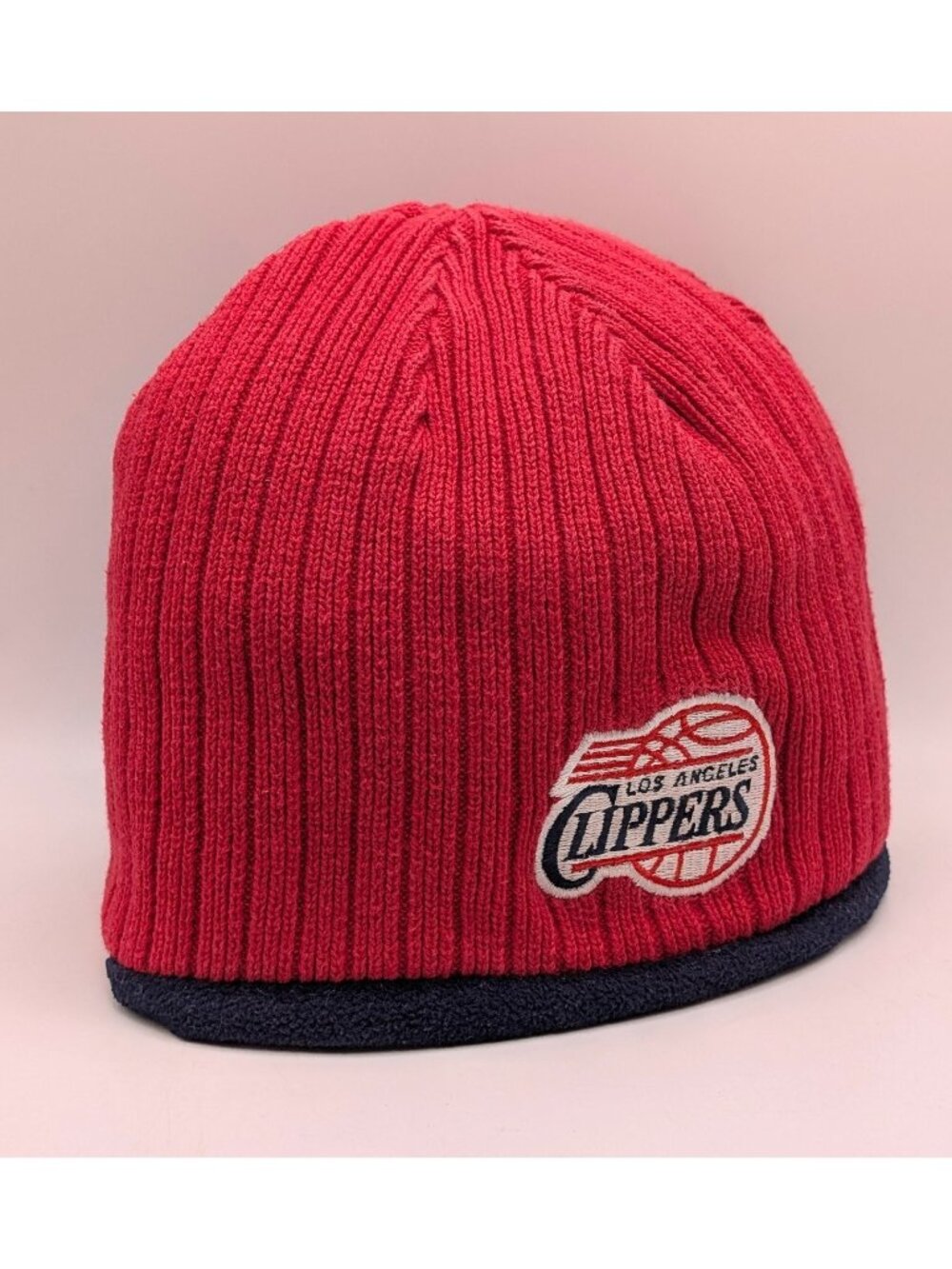 Nike Los Angeles Clippers Basketball NBA Reversible Red Blue Beanie Hat Cap